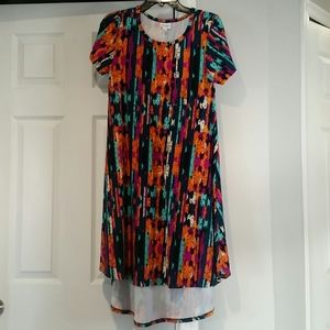*SOLD* Lularoe Carly Printed Dress XXS